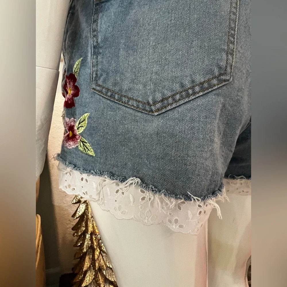 Love Tree Light Blue Denim Overalls - Picture 4 of 7